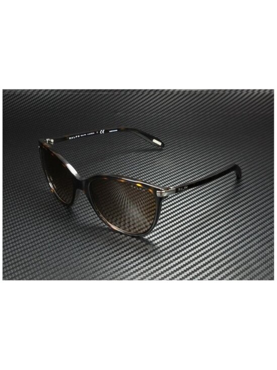 New Ralph Lauren Women  Dark Tortoise Brown Gradient Sunglasses  57- 17- 135 main image 4